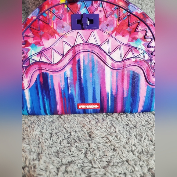 Sprayground Floral Botanica Shark Handbag - Picture 14 of 15